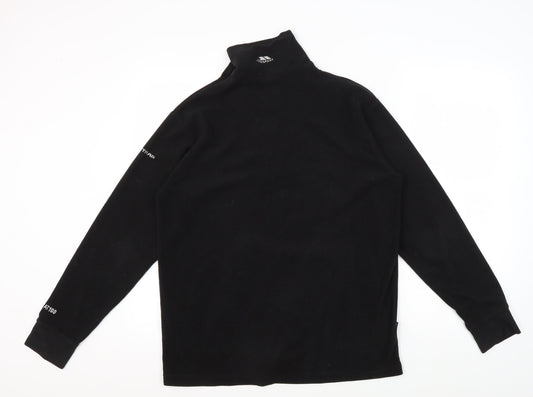Trespass Men's Black Pullover Sweatshirt, S - Lightweight Fleece