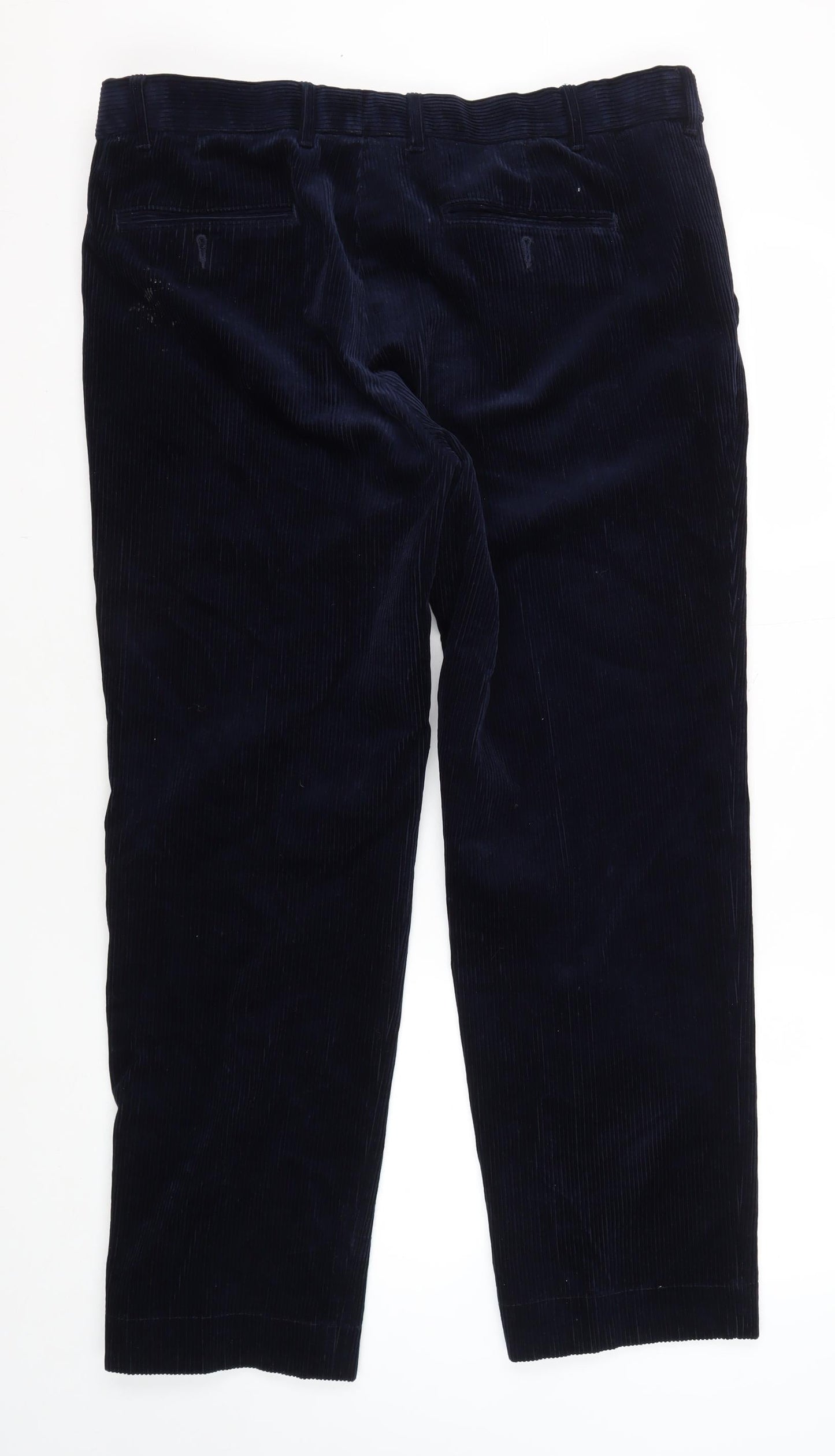 Marks and Spencer Men's Blue Corduroy Trousers 38/29