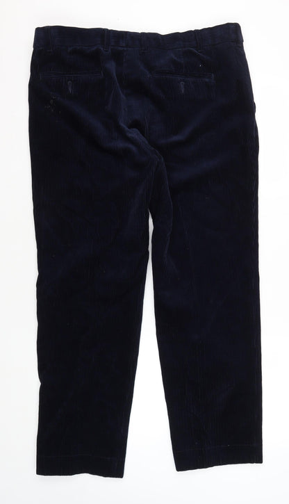 Marks and Spencer Men's Blue Corduroy Trousers 38/29