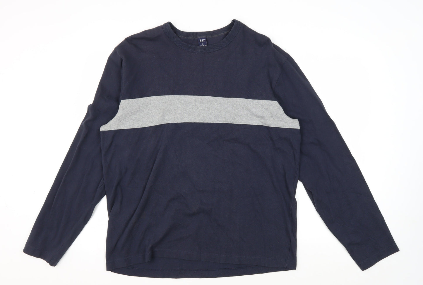 Mens UK Size M Gap Blue Pullover Sweatshirt