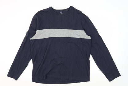 Mens UK Size M Gap Blue Pullover Sweatshirt