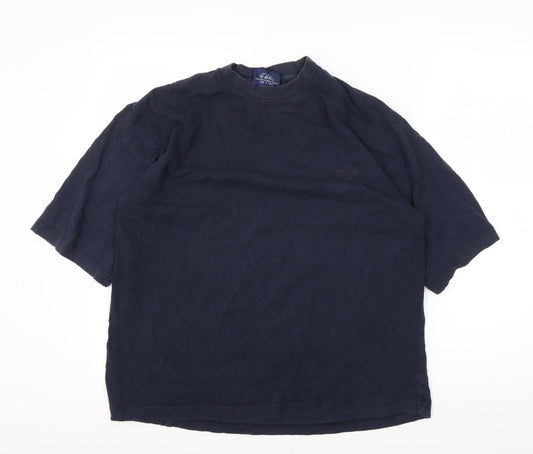 Lee Cooper Men's Blue Medium Crew Neck T-Shirt