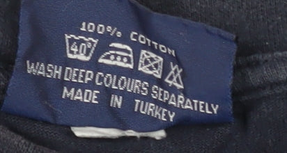 Lee Cooper Men's Blue Medium Crew Neck T-Shirt