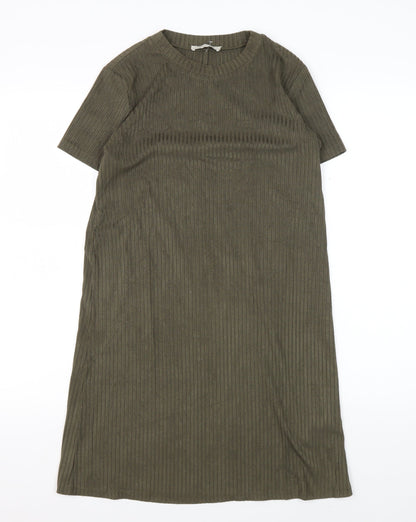 Zara Women’s Green Sheath Dress - Size 10