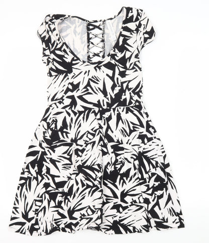 Aeropostale Women's Black Geometric Dress M