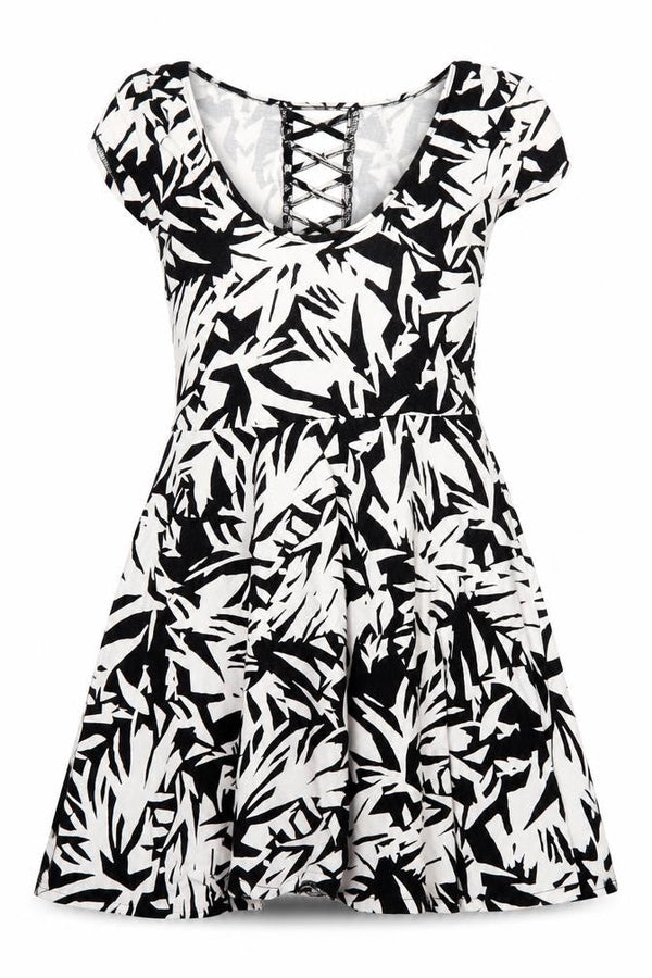 Aeropostale Women's Black Geometric Dress M