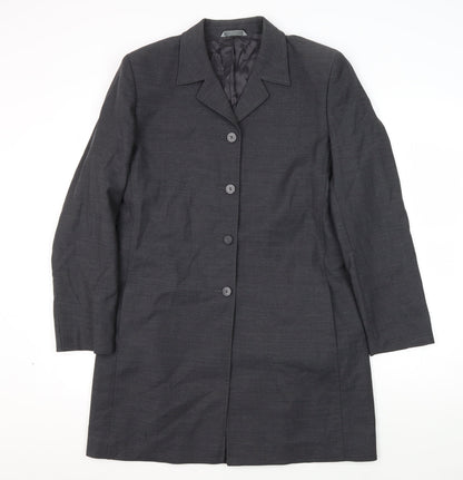 Marks and Spencer Women's Grey Wool Blazer, Size 14
