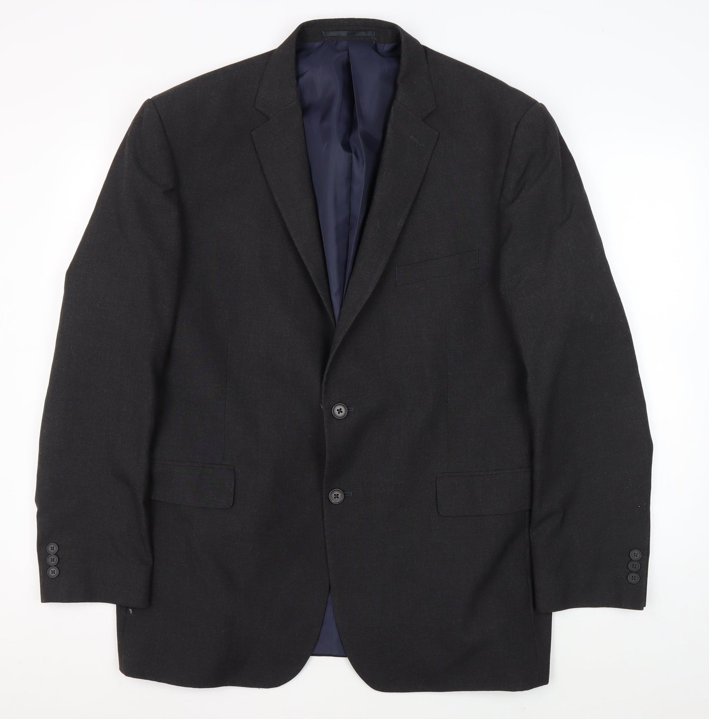 Mens UK Size 46 Scott & Taylor Regular Black Suit Jacket