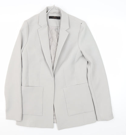 Next Women's Grey Blazer Suit Regular Fit Size 8