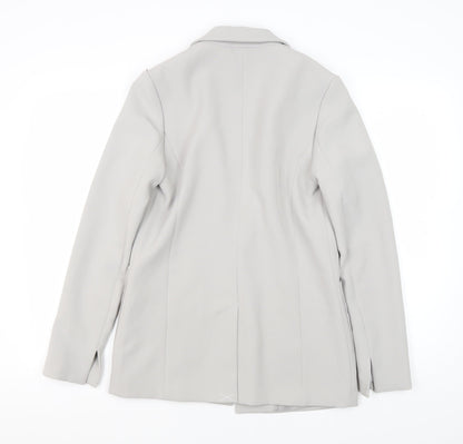 Next Women's Grey Blazer Suit Regular Fit Size 8