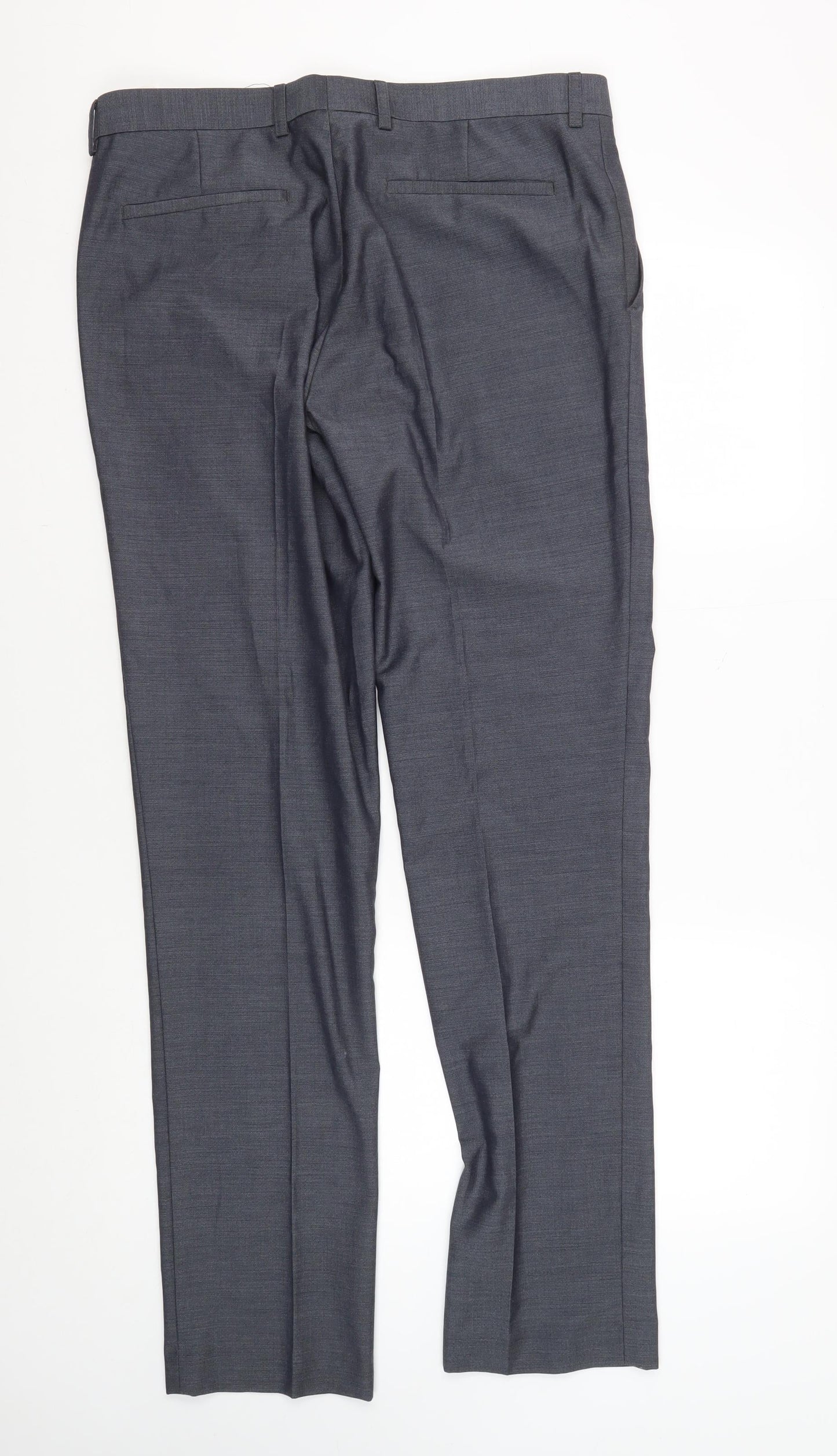 Topman Men's Blue Trousers Size L