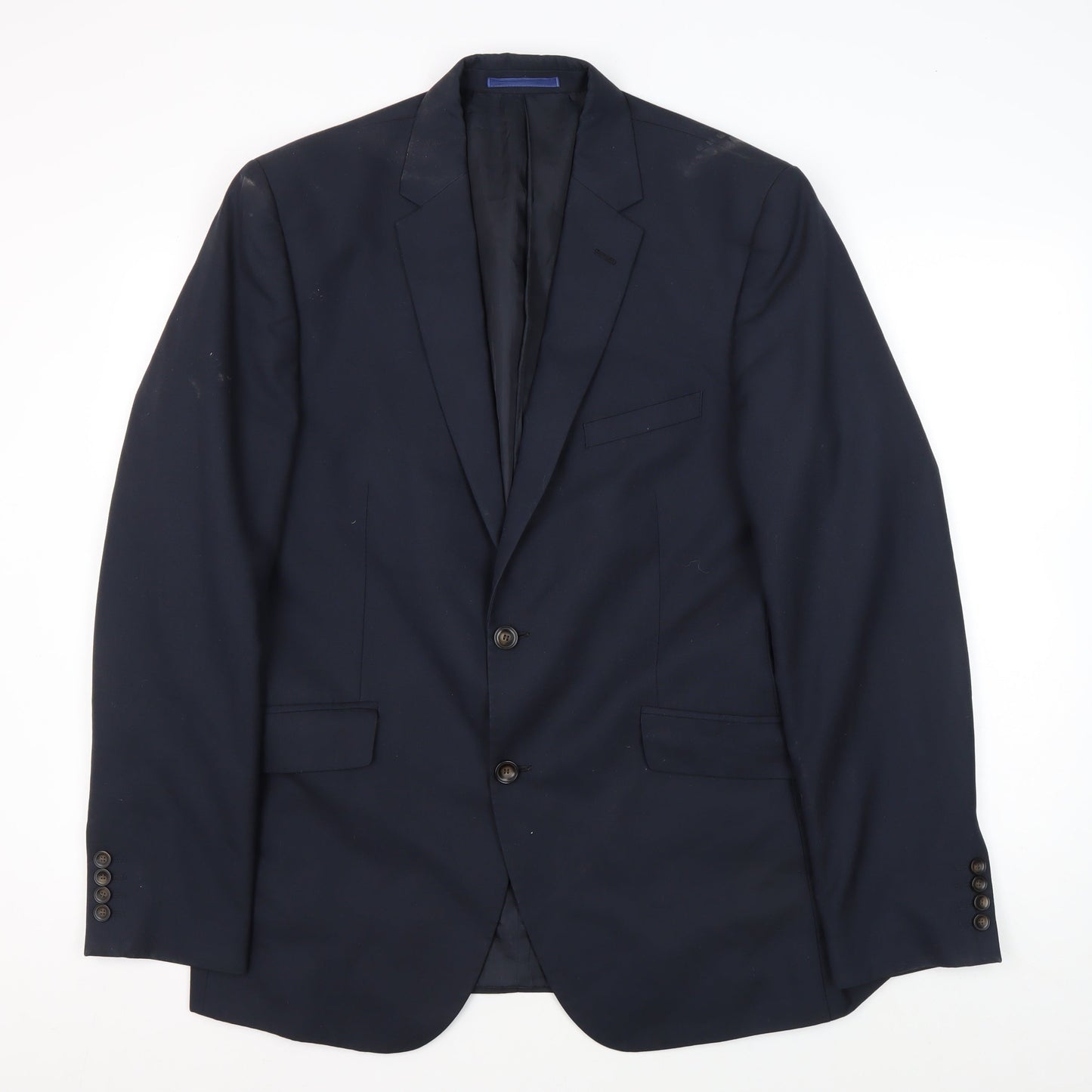 Mens UK Size 42 Marks and Spencer Regular Blue Suit Jacket
