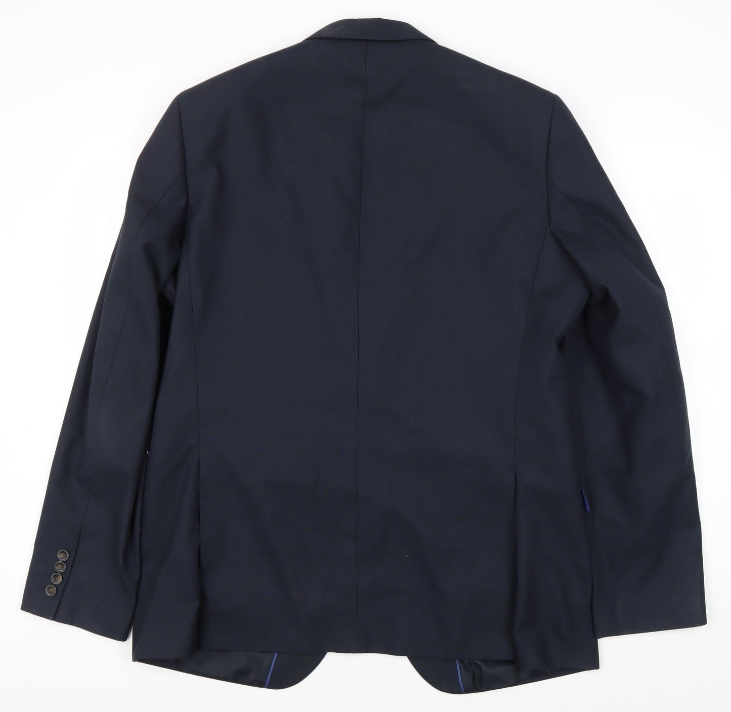 Mens UK Size 42 Marks and Spencer Regular Blue Suit Jacket