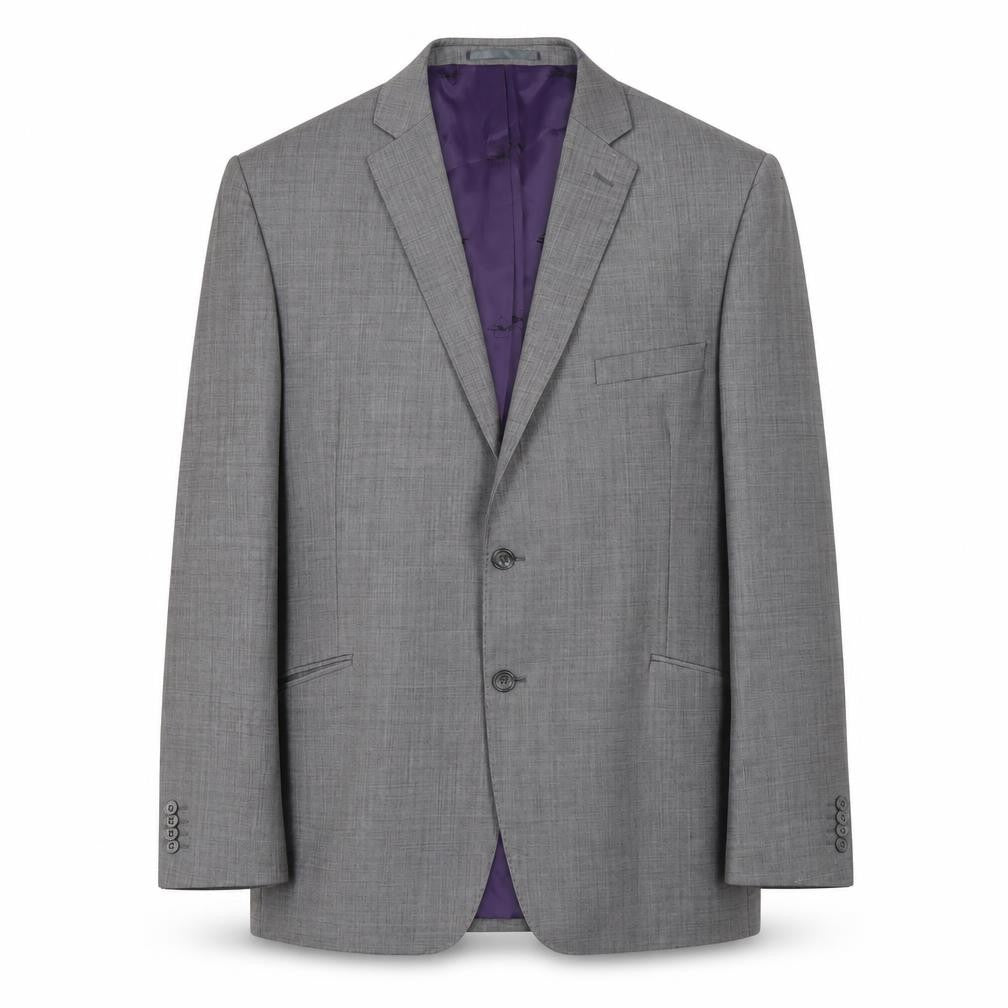 Mens UK Size 46 Paul Costelloe Regular Grey Suit Jacket