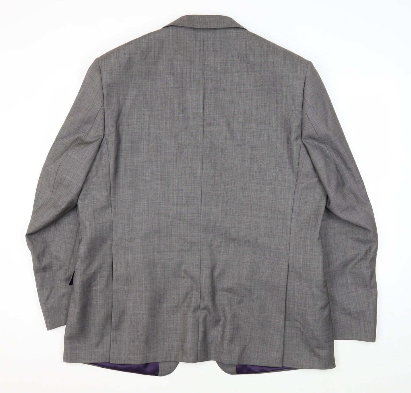Mens UK Size 46 Paul Costelloe Regular Grey Suit Jacket