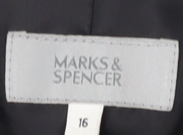 Marks and Spencer Black Women's Blazer Size 16