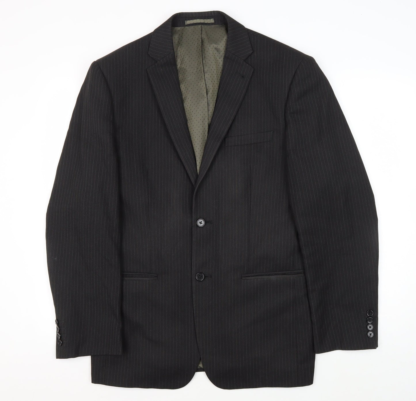 Mens UK Size 40 NEXT Regular Black Suit Jacket