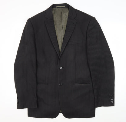Mens UK Size 40 NEXT Regular Black Suit Jacket