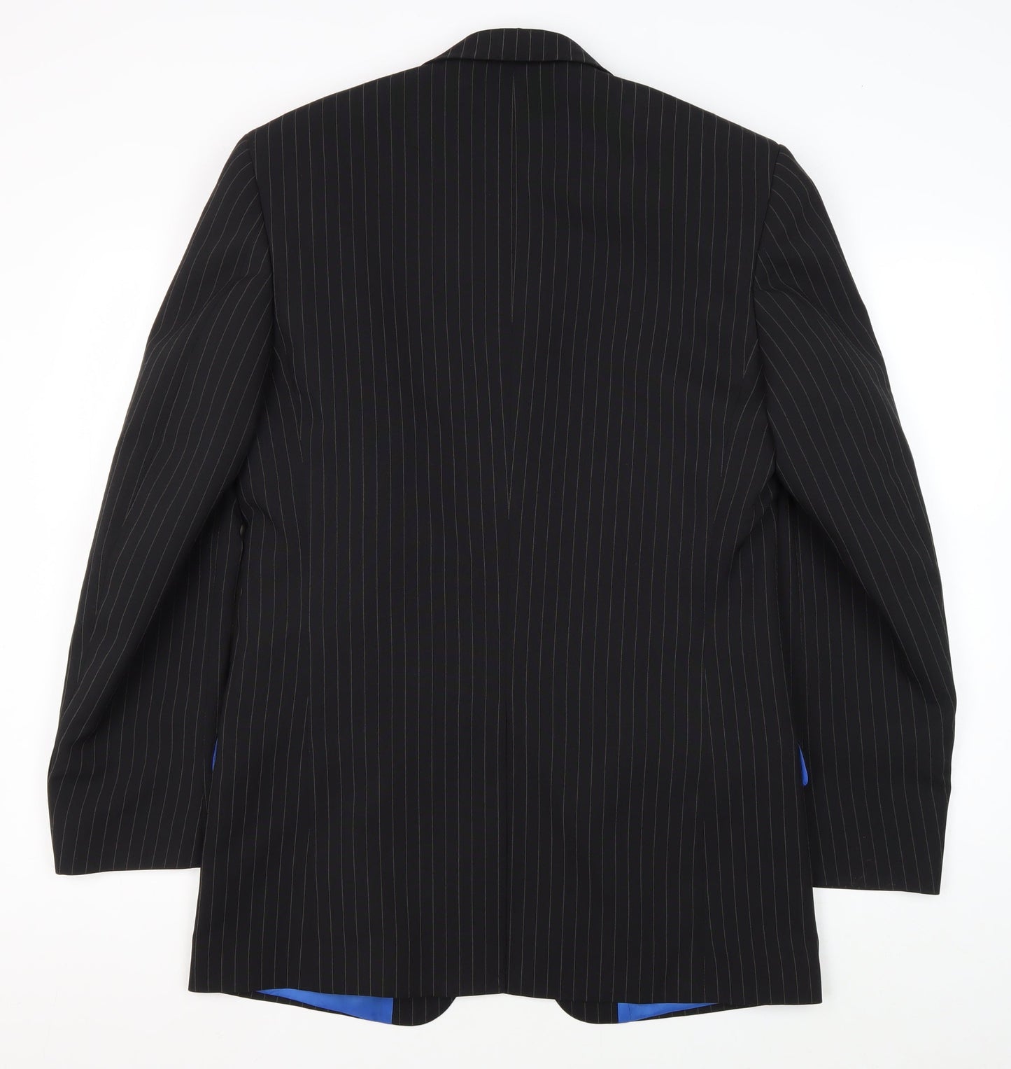 Signet London Men's Blue Striped Blazer Jacket 36 Long