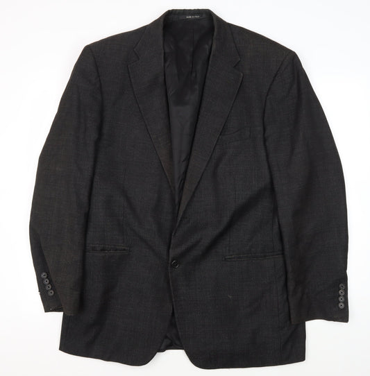 Mens UK Size 42 Marks and Spencer Regular Black Suit Jacket
