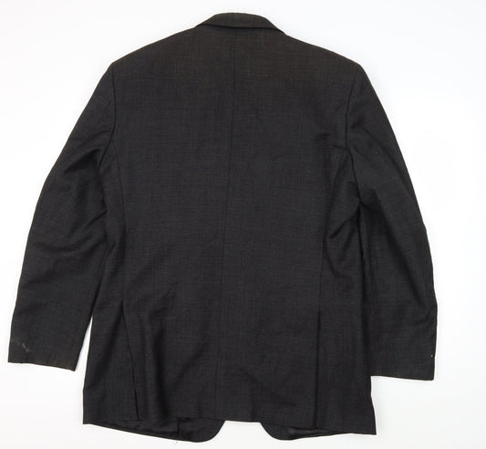 Mens UK Size 42 Marks and Spencer Regular Black Suit Jacket