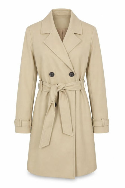 Womens UK Size S VERO MODA Beige Trench Coat