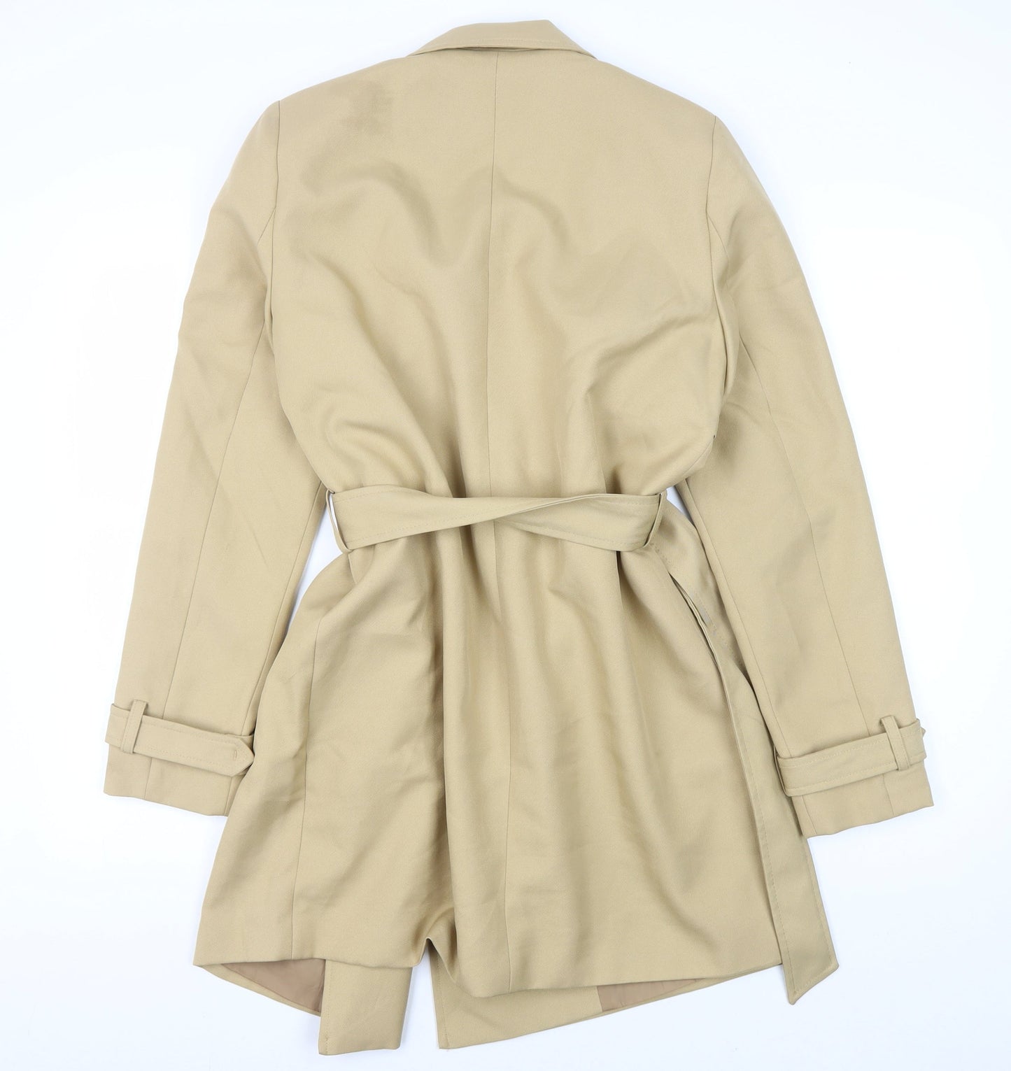 Womens UK Size S VERO MODA Beige Trench Coat