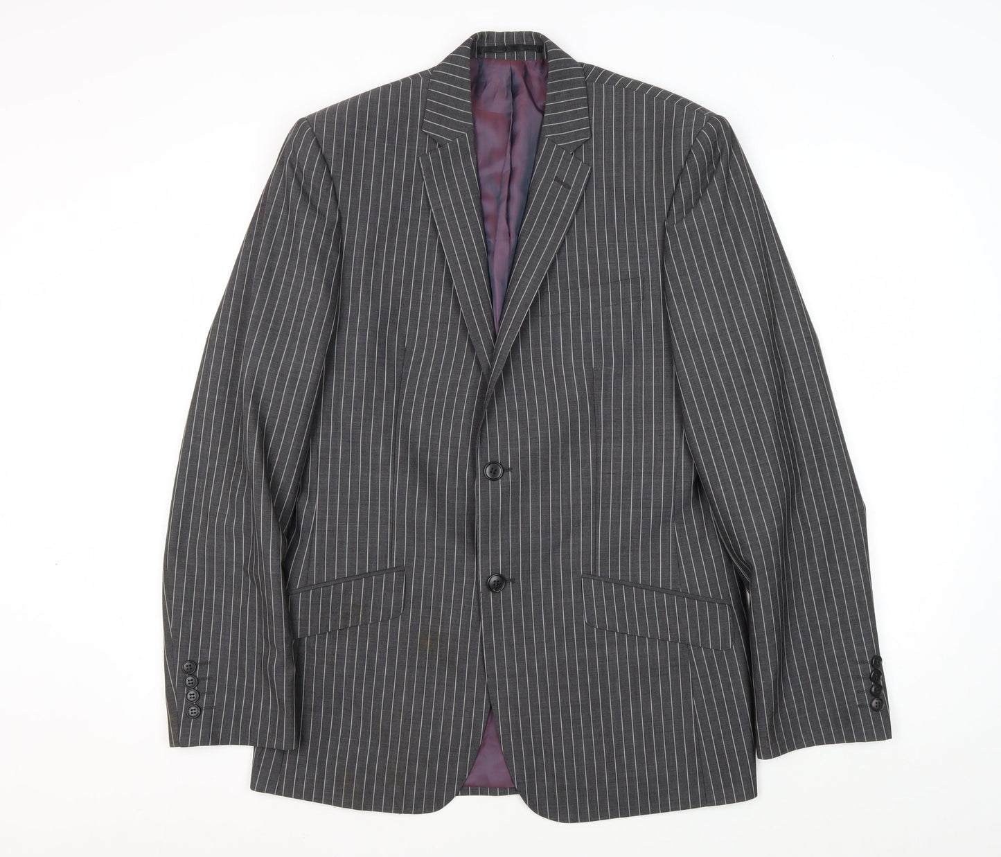 Mens UK Size 40 Jones Regular Grey Suit Jacket