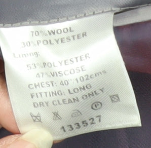 Mens UK Size 40 Jones Regular Grey Suit Jacket