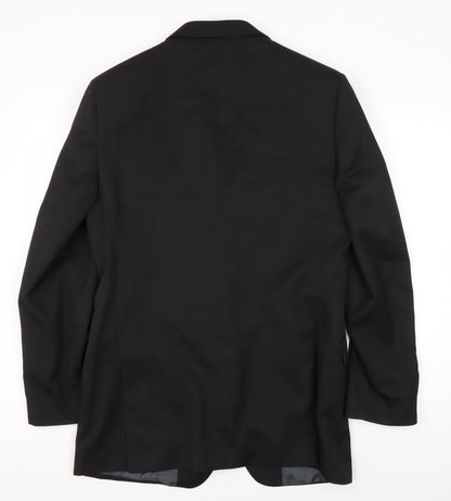 Mens UK Size 40 Marks and Spencer Regular Black Suit Jacket