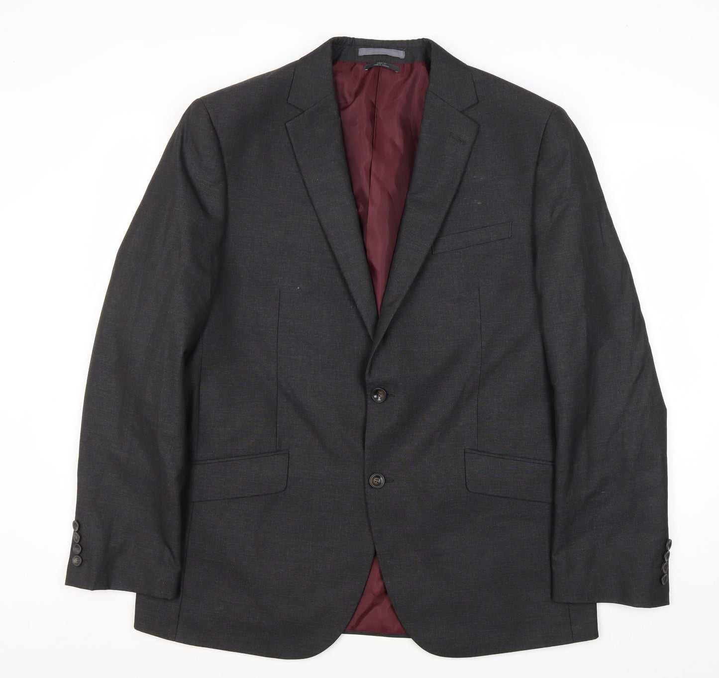 Mens UK Size 42 Marks and Spencer Regular Grey Suit Jacket