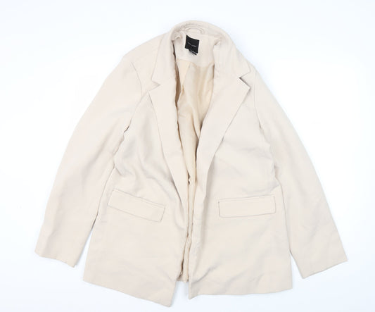 New Look Women's Beige Blazer, Size 14, Regular Fit