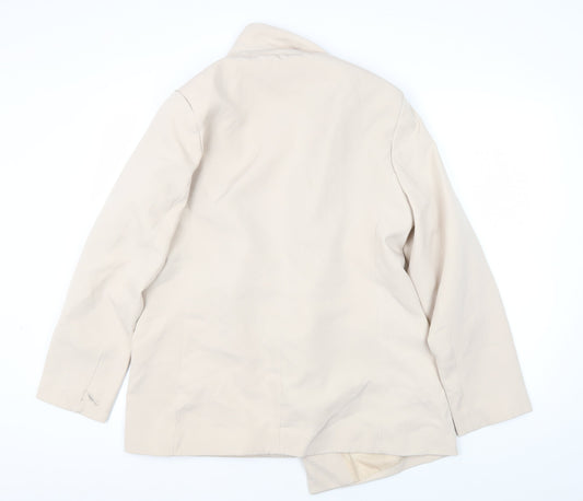 New Look Women's Beige Blazer, Size 14, Regular Fit