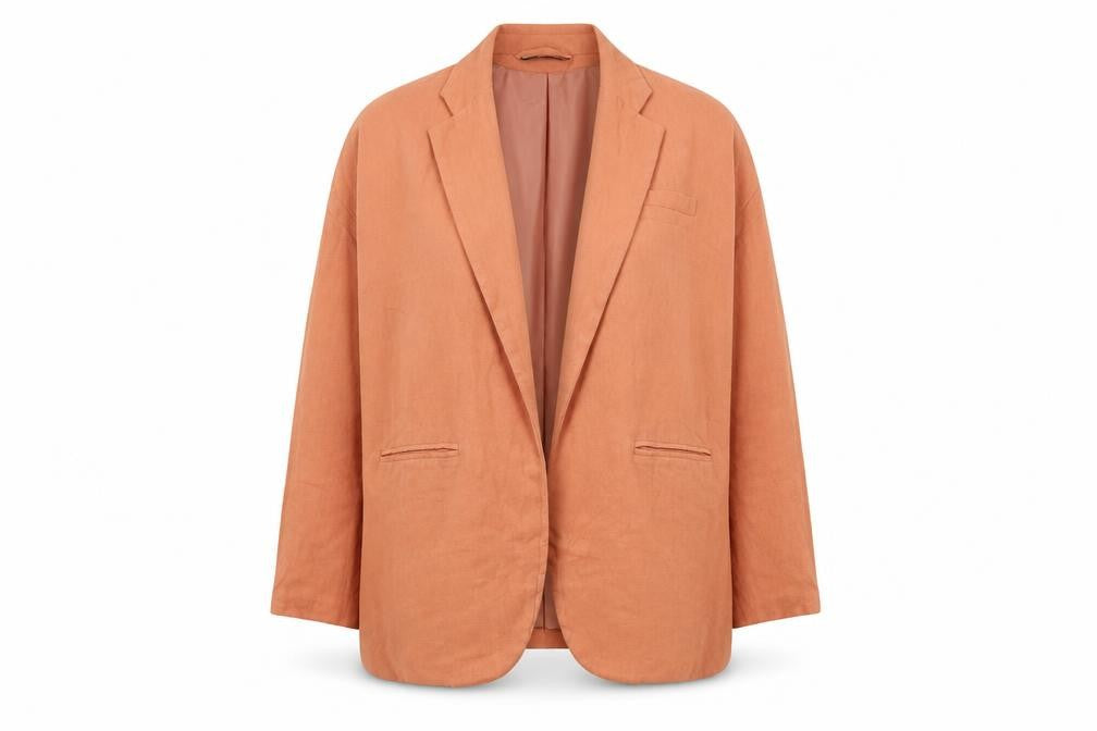 Womens UK Size 10 PRETTYLITTLETHING Orange Basic Jacket