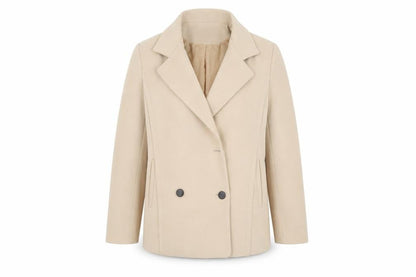 Mens UK Size M Candie's Beige Pea Coat