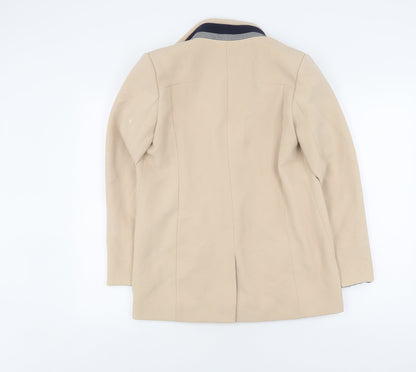 Mens UK Size M Candie's Beige Pea Coat