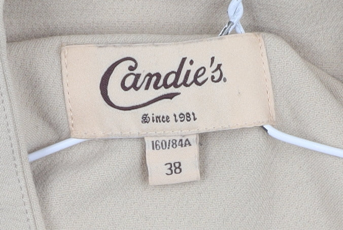 Mens UK Size M Candie's Beige Pea Coat