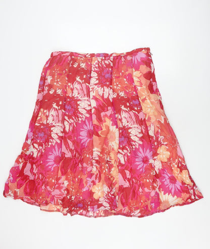 Marks and Spencer Women's Floral Midi Skirt Size 18