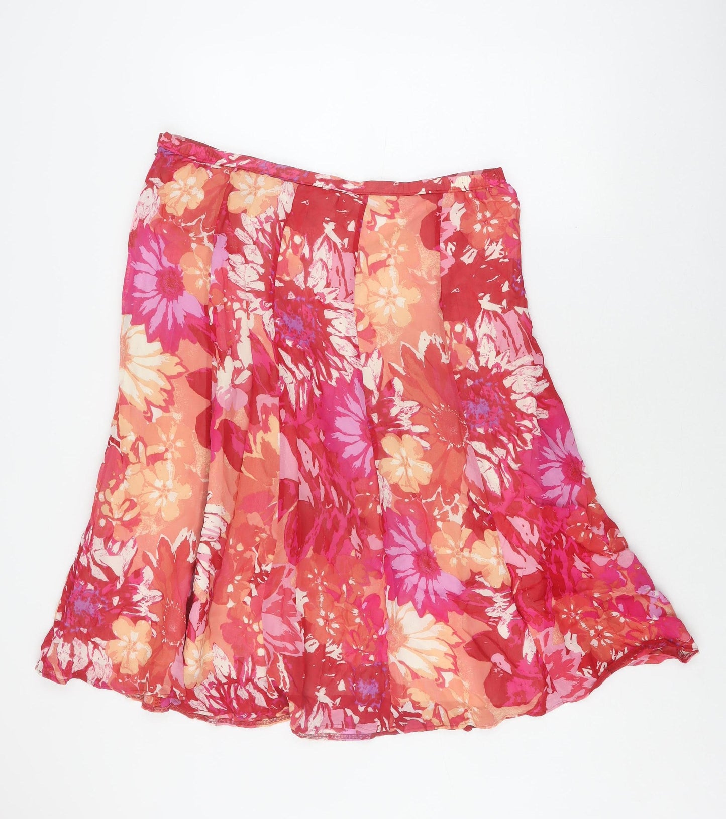 Marks and Spencer Women's Floral Midi Skirt Size 18