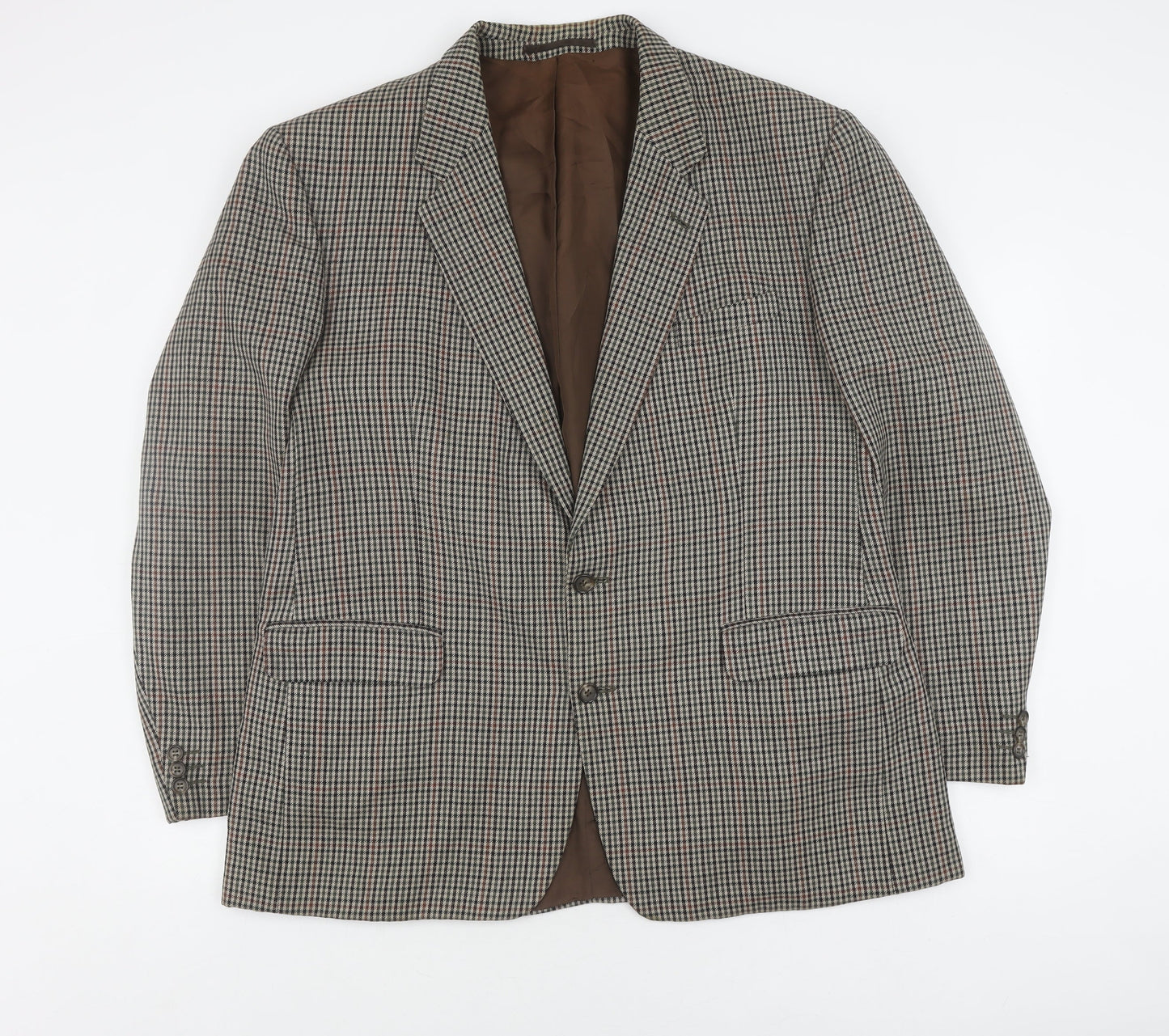 Mens UK Size 46 St Michael Regular Brown Suit Jacket