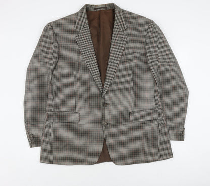 Mens UK Size 46 St Michael Regular Brown Suit Jacket