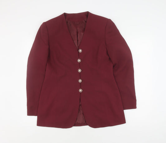 Debenhams Women's Purple Long Sleeve Five-Button Jacket