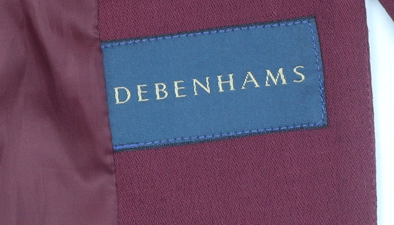 Debenhams Women's Purple Long Sleeve Five-Button Jacket