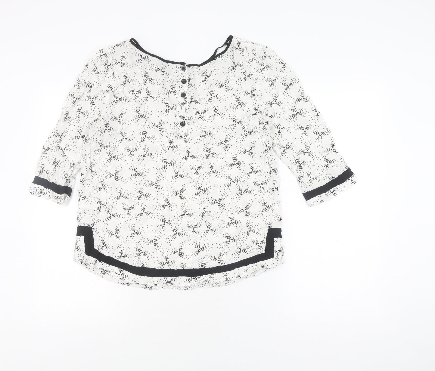 Womens UK Size 12 Warehouse White  Blouse