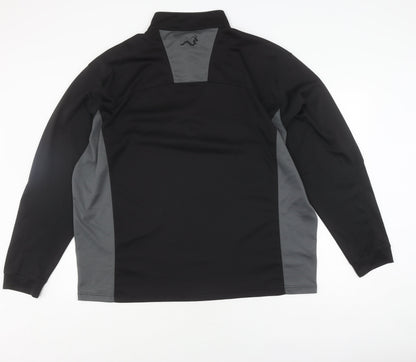 Woodworm Men's Black 2XL Track Jacket, Breathable