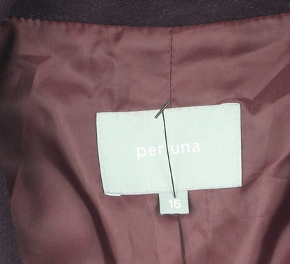 Womens UK Size 16 Marks and Spencer Purple Basic Jacket