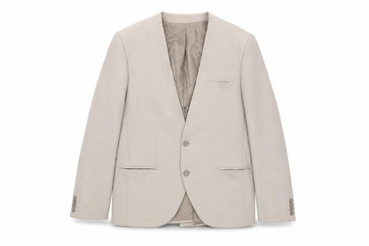 Mens UK Size 42 boohooMAN Regular Beige Suit Jacket