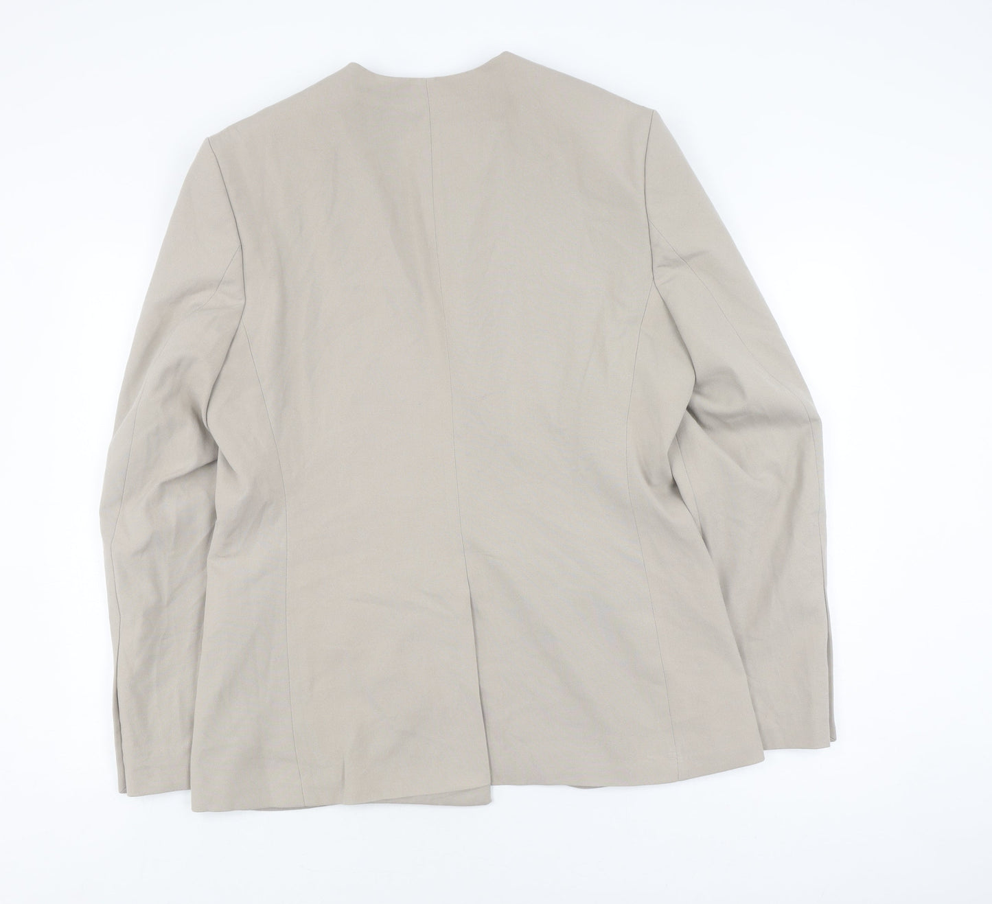 Mens UK Size 42 boohooMAN Regular Beige Suit Jacket