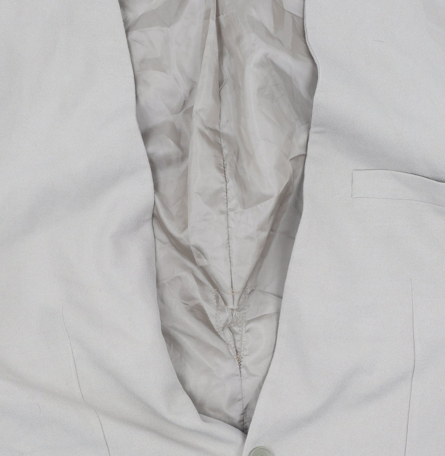 Mens UK Size 42 boohooMAN Regular Beige Suit Jacket