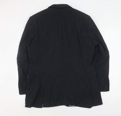 Mens UK Size 40 Burton Regular Black Suit Jacket